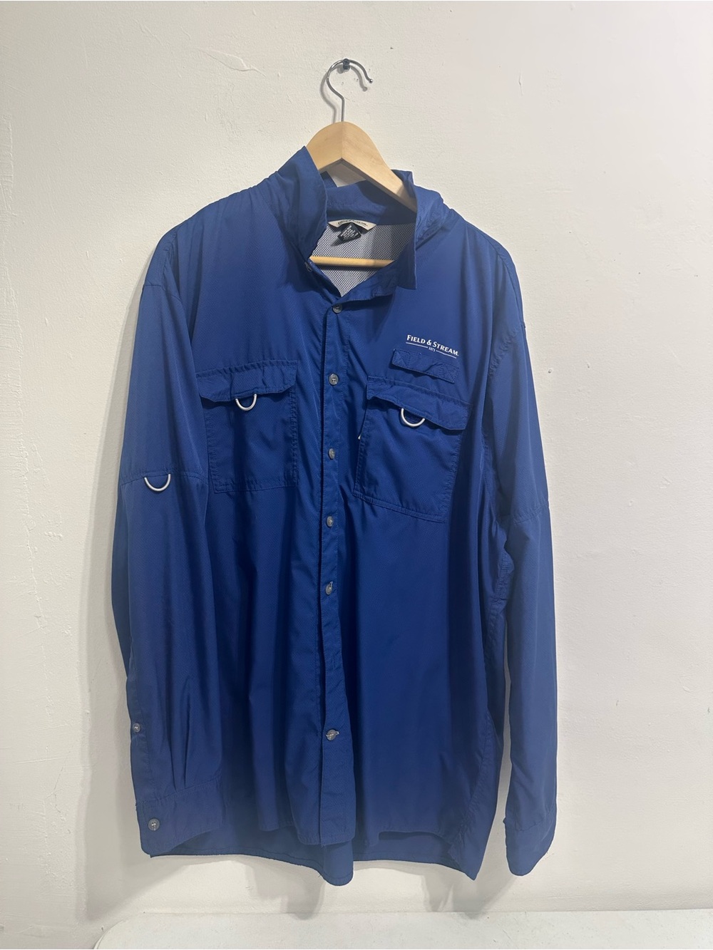 Field & Stream Royal Blue Lightweight Outdoor Shirt Jacket